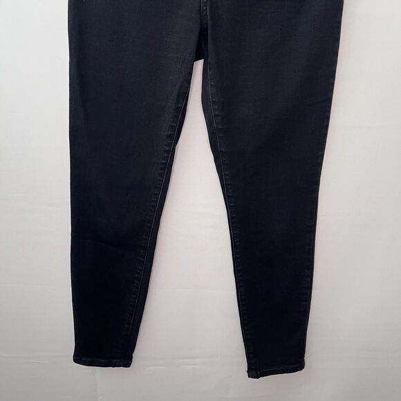 Everlane The Curvy High Rise Skinny Jeans Size 27 Crop Black Denim Stretch - Picture 3 of 7
